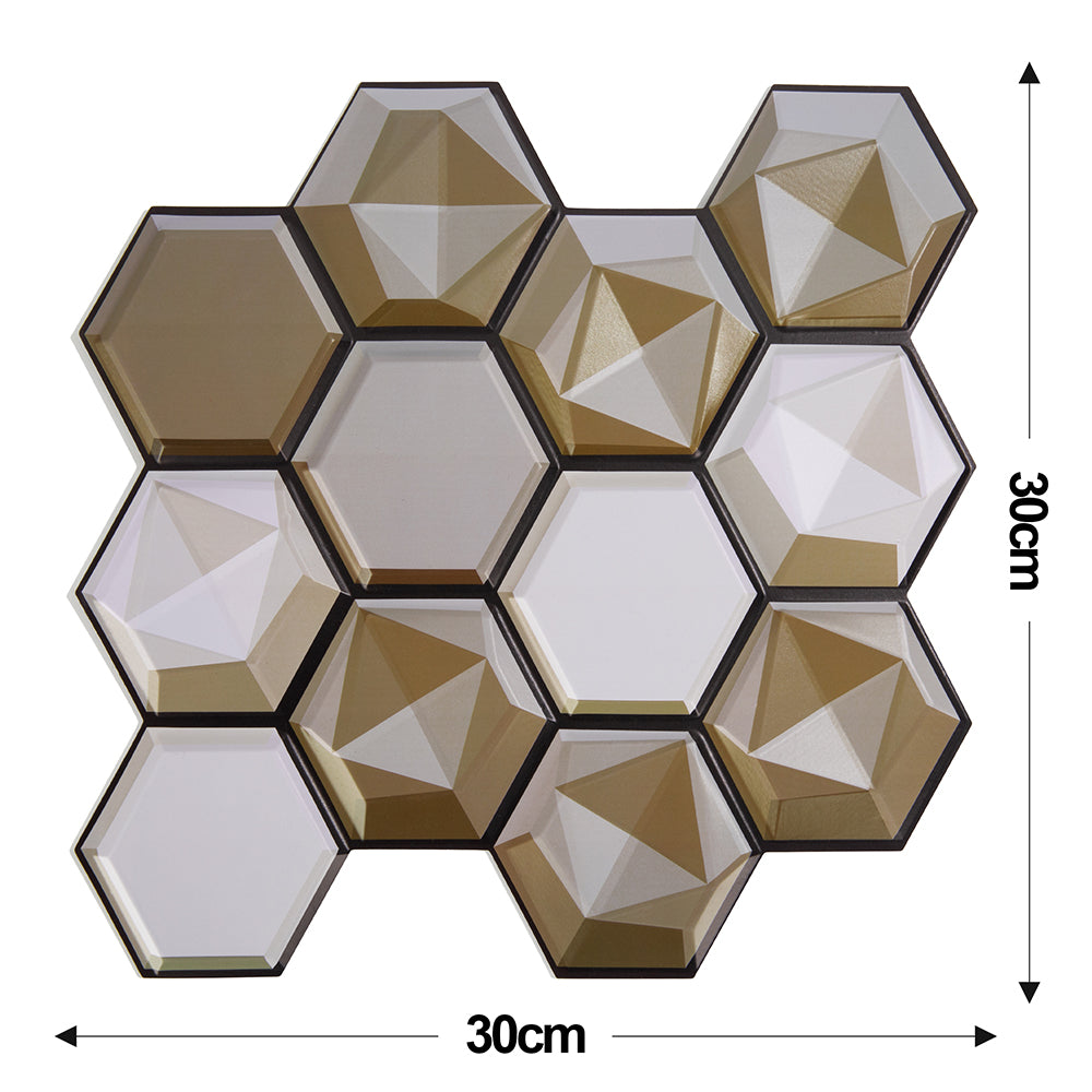 Panneau Mural Décoratif Hexagone